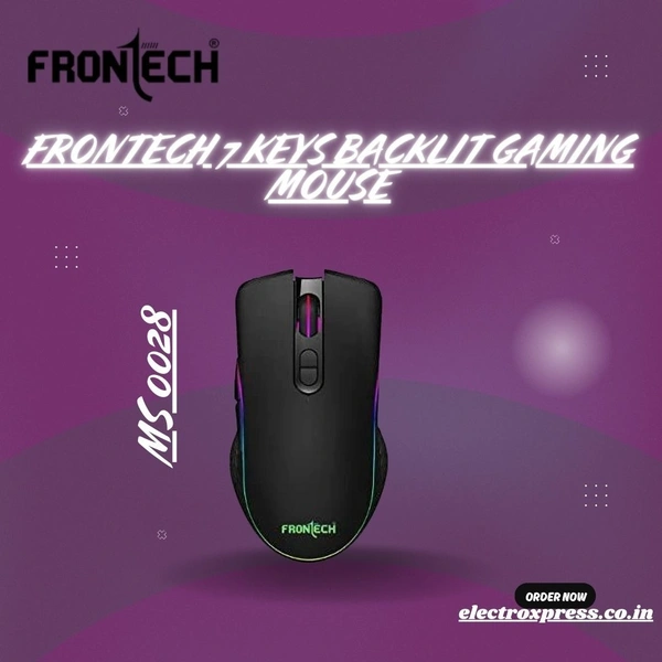 FRONTECH 7 Keys Backlit Gaming Mouse MS 0028