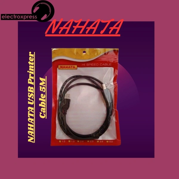 NAHATA USB Printer Cable 5M Pack Of 10