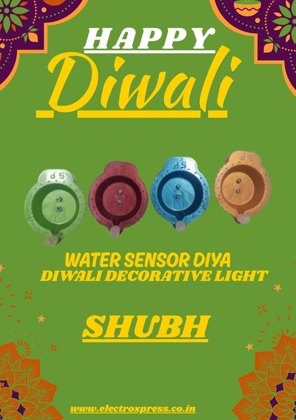 SP WATER SENSOR DIYA DIWALI DECORATIBE LIGHT PACK OF 6