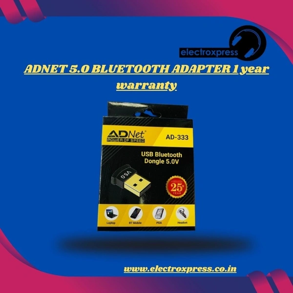 ADNET 5.0 BLUETOOTH ADAPTER  1 year warranty