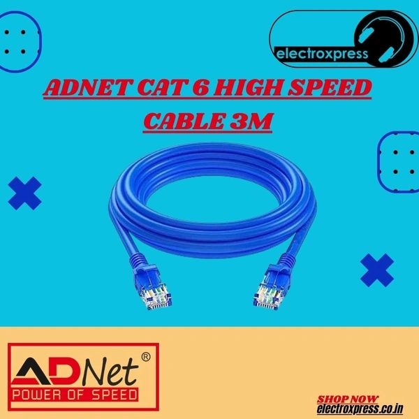 ADNET CAT 6 HIGH SPEED CABLE 3M