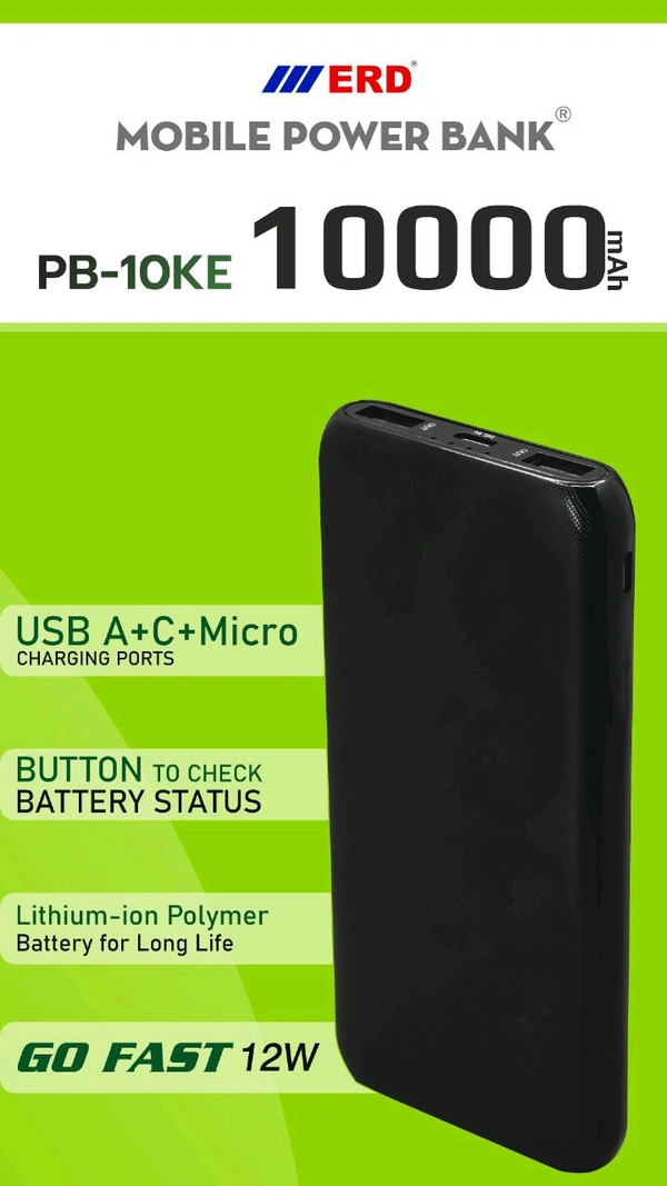ERD PB10KE 10000 MAH POWER BANK