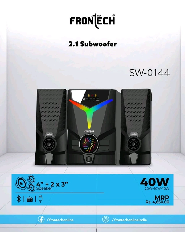 Frontech 2.1 Subwoofer SW-0144 40W - 1 Year