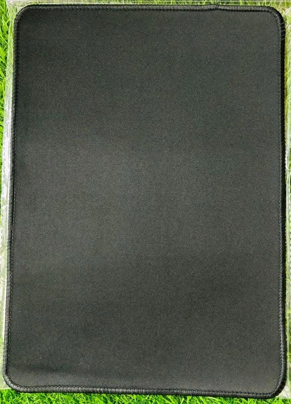 Pure Black Mouse Pad Medium Size