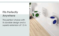 Allocacoc 6500GN/INORPC_Multiport Power Socket, 2500 Volts - 1 Year