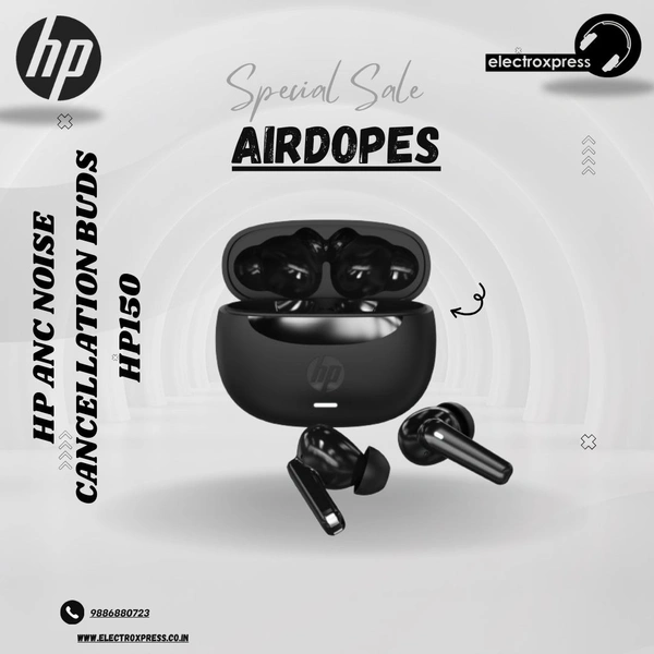 HEWLETT PACKARD (HP) HP ANC NOISE CANCELLATION BUDS HP150 - 1 Year