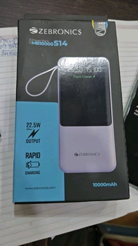 ZEBRONICS Zebronics MB10000S14 Power Bank 10000mah - 6 Months