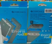 Zebronics EnergiPod 10R1 10000 mAh Power Bank, 22.5W Super FAST - 6 Months