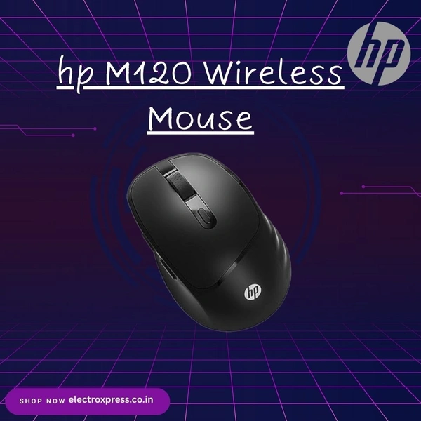 HEWLETT PACKARD (HP) hp M120 Wireless Mouse 2.4 GHz Wireless Connection  - 1 Year