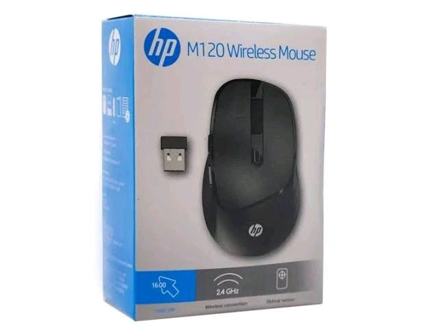 HEWLETT PACKARD (HP) hp M120 Wireless Mouse 2.4 GHz Wireless Connection  - 1 Year