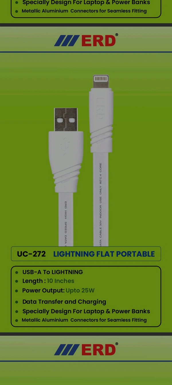 ERD UC-272 LIGHTNING FLAT PORTABLE  - 6 Month