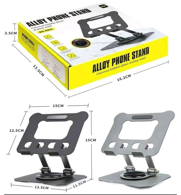 FOLDABLE METAL BRACKET NO.S955 ALLOY TABLET STAND 