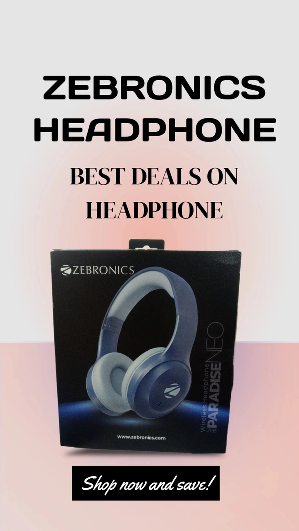 ZEBRONICS WIRELESS HEADPHONES PARADISE NEO