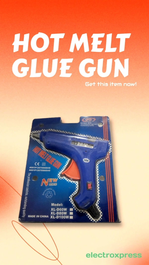 JD. HOT MELT GLUE GUN MODEL 100W