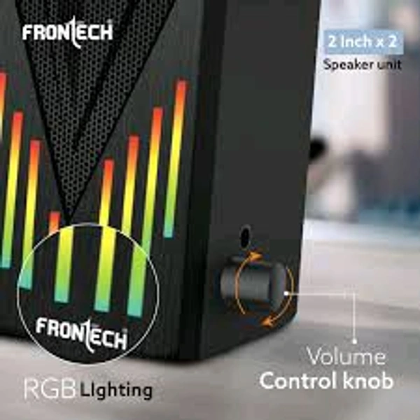 FRONTECH Bar Speaker  FRONTECH MULTIMEDIA SPEAKER USB POWERED  - 1 Year