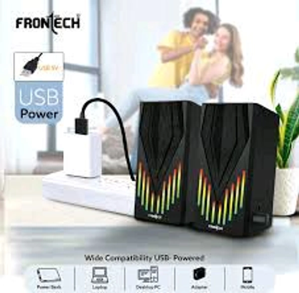 FRONTECH Bar Speaker  FRONTECH MULTIMEDIA SPEAKER USB POWERED  - 1 Year