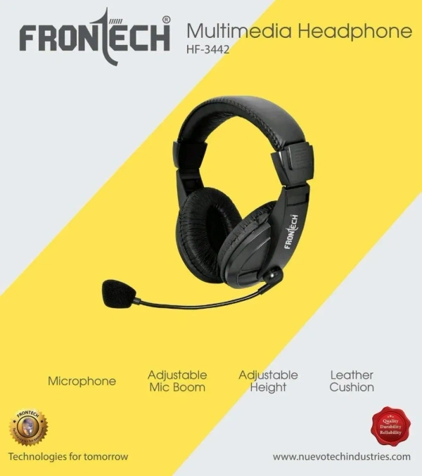 FRONTECH MULTIMEDIA HEADPHONE HF-3442 - 1 Year