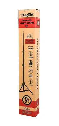DIGITEK PHOTOGRAPHIC LIGHT STAND KIT 9 FEET DLS-009FTK