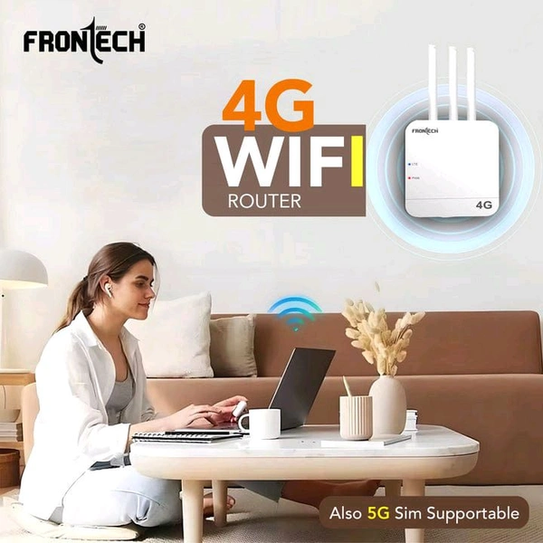 FRONTECH 4G WIFI ROUTER WIF6 SUPPORTERS 5G SIM NC-0035 - 1 Year