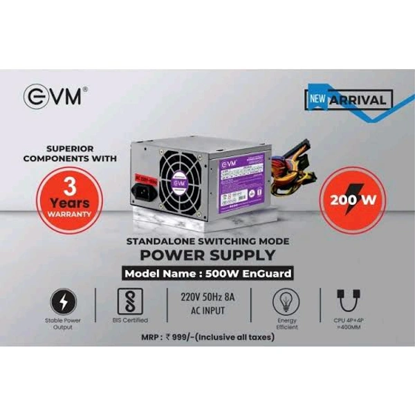EVM STANDLING MODE POWER SUPPLY MODEL NAME 500W ENGUARD