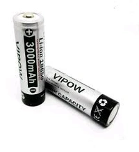 ViPPOW VIPPOW 3.7V LI-ION 18650 RECHARGEABLE BATTERY 