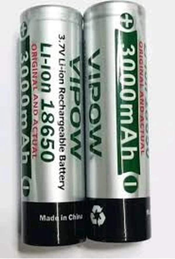 ViPPOW VIPPOW 3.7V LI-ION 18650 RECHARGEABLE BATTERY 