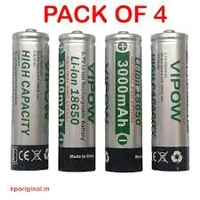 ViPPOW VIPPOW 3.7V LI-ION 18650 RECHARGEABLE BATTERY 