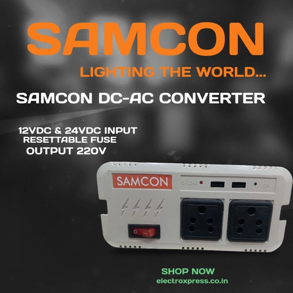 SAMCON DC-AC CONVERTER 12 VDC 