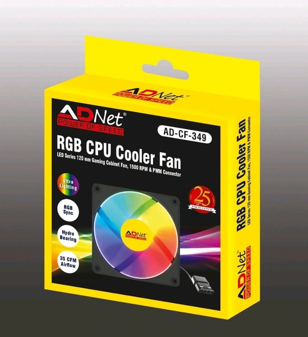 ADNET RGB CPU COOLER FAN AD-CF-349
