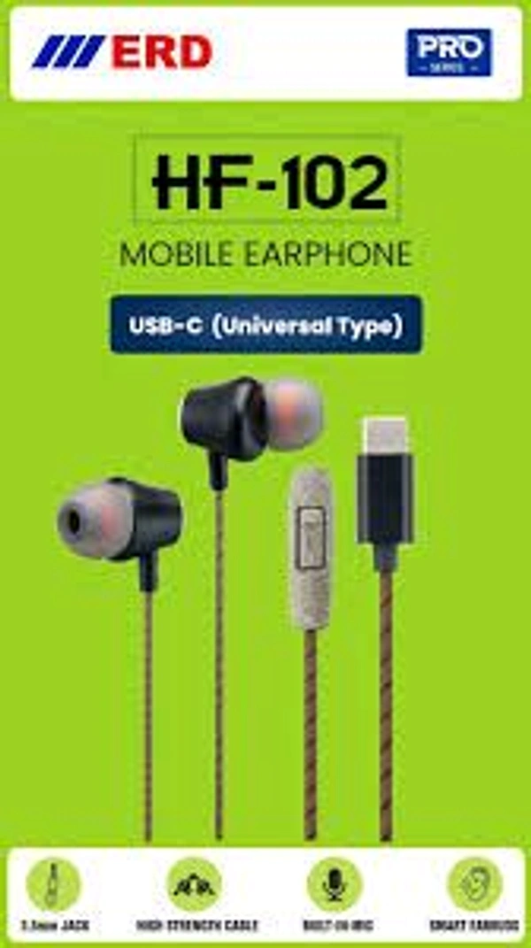 ERD HF-102 MOBILE EARPHONE USB-C JACK - 6 MONTH