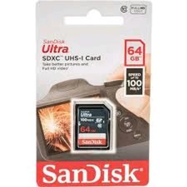SANDISK ULTRA SDXC 100 MB/S 64GB SDXC1