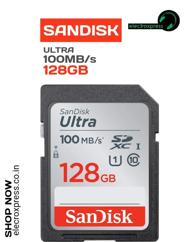 SANDISK ULTRA SDXC 100MB/S 128 GB