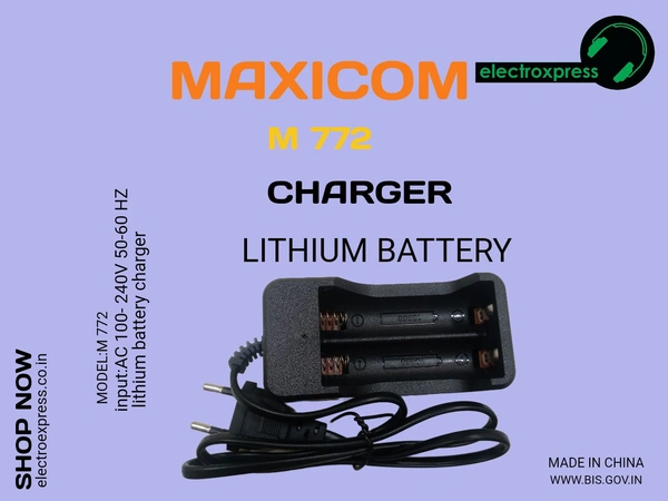 MAXICOM M772 CHARGER LITHIUM BATTERY 
