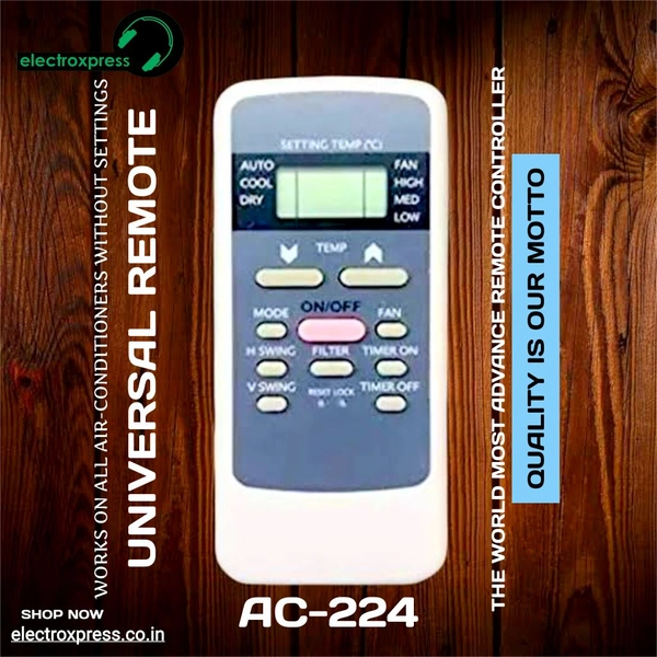 AC REMOTE AC 224