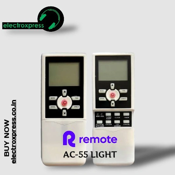 AC REMOTE AC-55 LIGHT