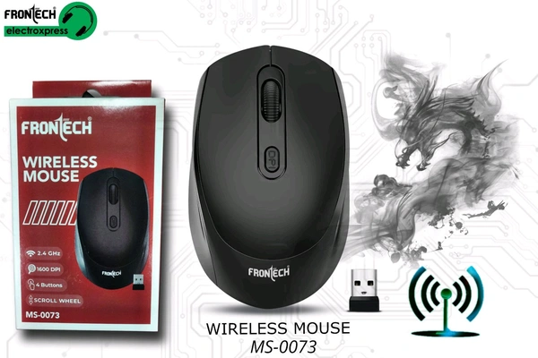 FRONTECH WIRLESS MOUSE MS-0073 - 1 YEAR WARRANTY