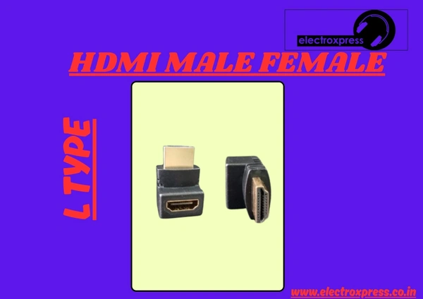 HDMI MALE FEMALE L TYPE