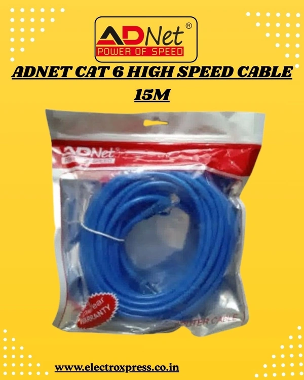 ADNET CAT 6 HIGH SPEED CABLE 15M