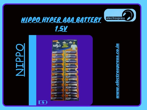 NIPPO HYPER AAA BATTERY 1.5V PACK OF 20