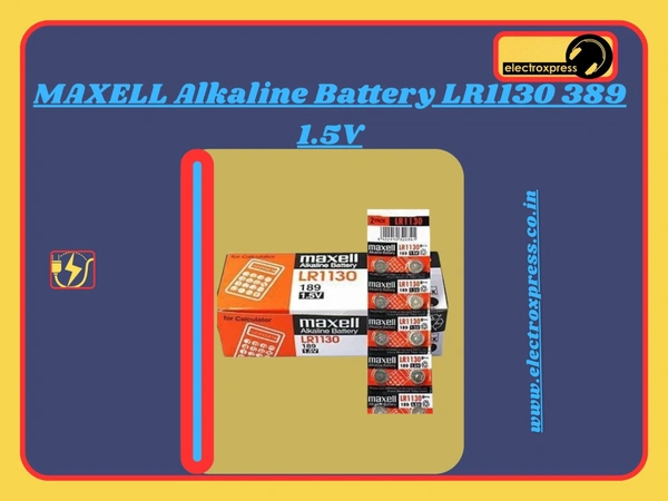 MAXELL Alkaline Battery LR1130 389 1.5V Pack Of 10