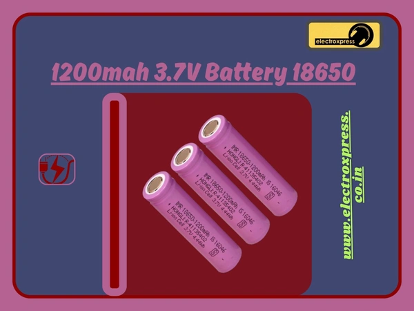 1200mah 3.7V Battery 18650 Pack of 10