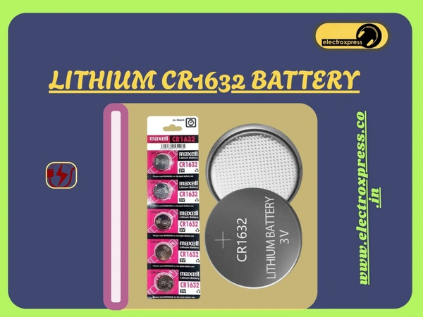LITHIUM CR1632 BATTERY (PACK OF 5)