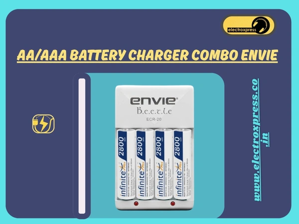 ENVIE AA/AAA BATTERY CHARGER COMBO ENVIE