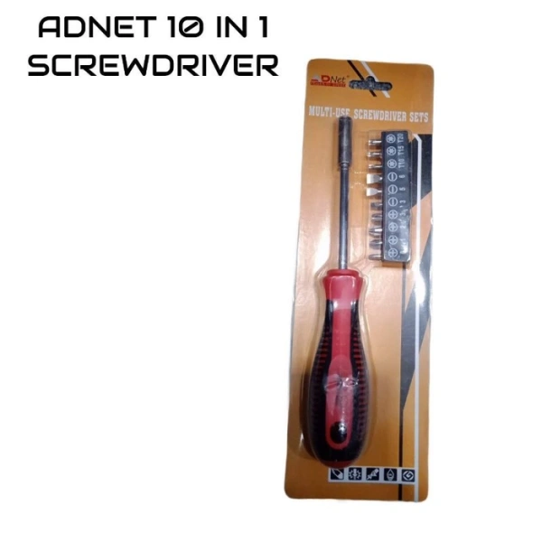 ADNET 10IN1 SCREWDRIVER SET MAGNETIC