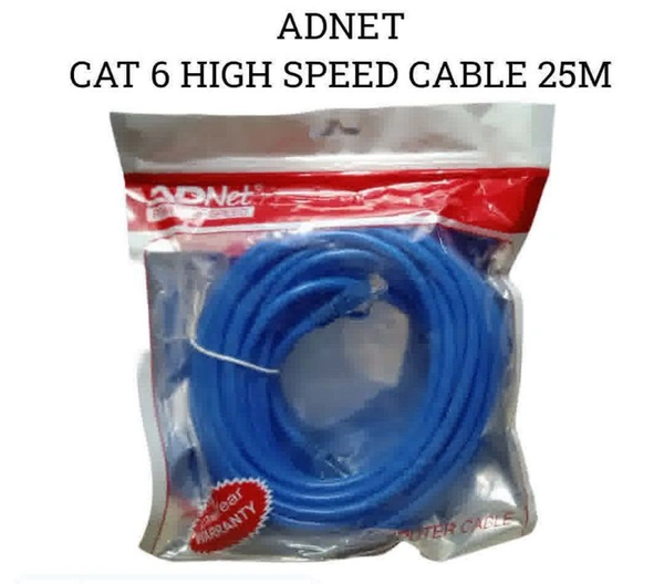 ADNET CAT 6 HIGH SPEED CABLE 25 M