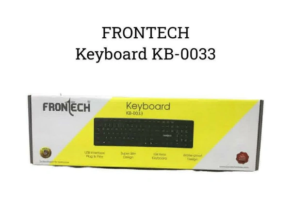 FRONTECH WIRED KEYBOARD KB-0033
