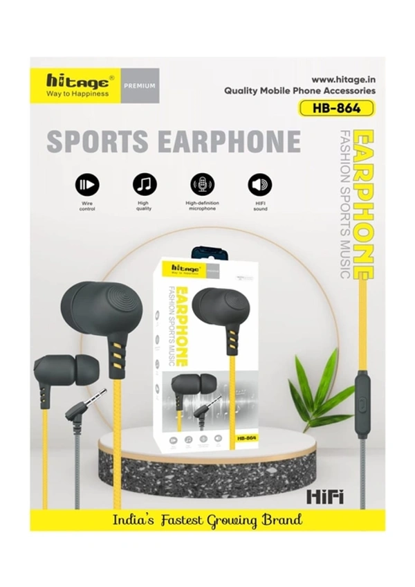 Hitage HB-864 Earphone Pack of 10