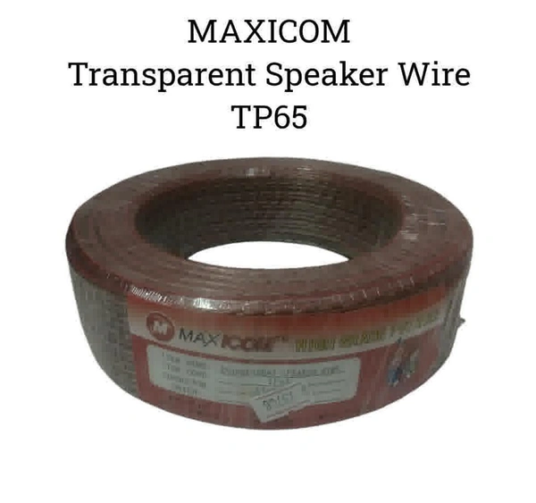 MAXICOM TRANSPARENT SPEAKER WIRE TP 65