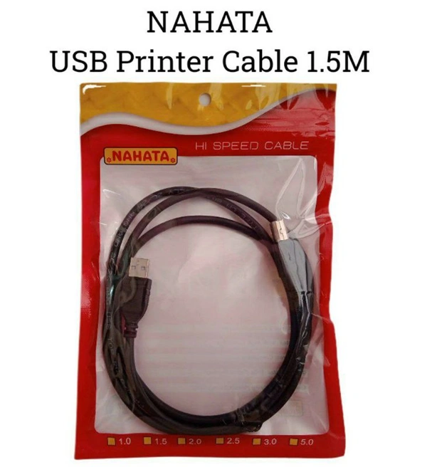 NAHATA USB Printer Cable 1.5M Pack Of 10