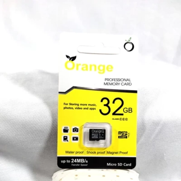 ORANGE 32GB MEMORY CARD
